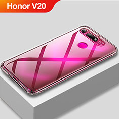 Silikon Schutzhülle Ultra Dünn Tasche Durchsichtig Transparent T11 für Huawei Honor View 20 Klar