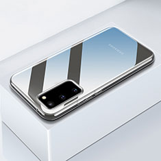 Silikon Schutzhülle Ultra Dünn Tasche Durchsichtig Transparent T11 für Samsung Galaxy S20 5G Klar