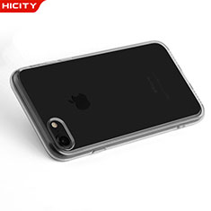 Silikon Schutzhülle Ultra Dünn Tasche Durchsichtig Transparent T12 für Apple iPhone SE (2020) Klar