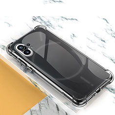 Silikon Schutzhülle Ultra Dünn Tasche Durchsichtig Transparent T12 für Nothing Phone 1 Klar