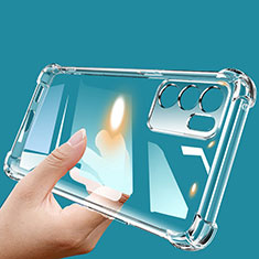Silikon Schutzhülle Ultra Dünn Tasche Durchsichtig Transparent T12 für Oppo Reno6 5G Klar