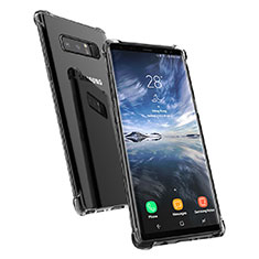 Silikon Schutzhülle Ultra Dünn Tasche Durchsichtig Transparent T12 für Samsung Galaxy Note 8 Klar