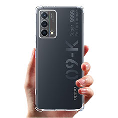 Silikon Schutzhülle Ultra Dünn Tasche Durchsichtig Transparent T13 für Oppo K9 5G Klar