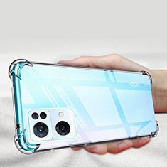 Silikon Schutzhülle Ultra Dünn Tasche Durchsichtig Transparent T14 für Oppo Reno7 Pro 5G Klar