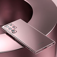Silikon Schutzhülle Ultra Dünn Tasche Durchsichtig Transparent T14 für Samsung Galaxy S23 Ultra 5G Klar