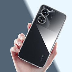 Silikon Schutzhülle Ultra Dünn Tasche Durchsichtig Transparent T15 für Oppo A58x 5G Klar