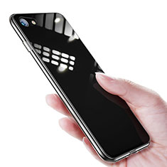 Silikon Schutzhülle Ultra Dünn Tasche Durchsichtig Transparent T16 für Apple iPhone 8 Klar