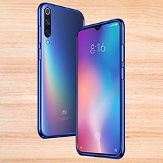 Silikon Schutzhülle Ultra Dünn Tasche Durchsichtig Transparent T17 für Xiaomi Mi 9 Lite Blau