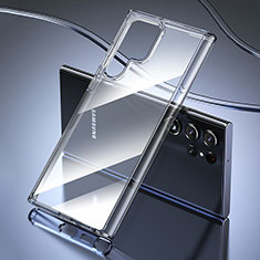 Silikon Schutzhülle Ultra Dünn Tasche Durchsichtig Transparent T21 für Samsung Galaxy S22 Ultra 5G Klar