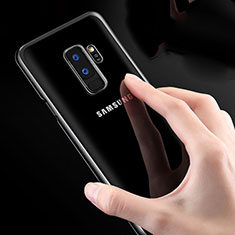 Silikon Schutzhülle Ultra Dünn Tasche Durchsichtig Transparent T23 für Samsung Galaxy S9 Plus Weiß