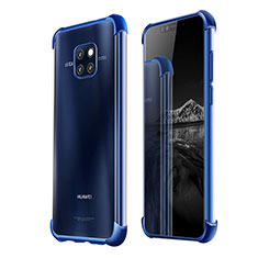 Silikon Schutzhülle Ultra Dünn Tasche Durchsichtig Transparent U03 für Huawei Mate 20 Pro Blau