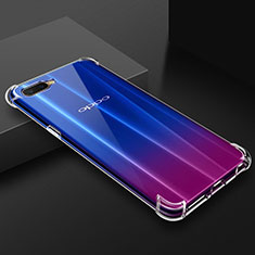 Silikon Schutzhülle Ultra Dünn Tasche Durchsichtig Transparent Z01 für Oppo R15X Klar