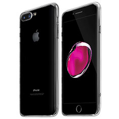Silikon Schutzhülle Ultra Dünn Tasche Durchsichtig Transparent Z05 für Apple iPhone 8 Plus Klar