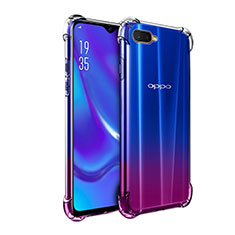 Silikon Schutzhülle Ultra Dünn Tasche Durchsichtig Transparent Z05 für Oppo R17 Neo Klar