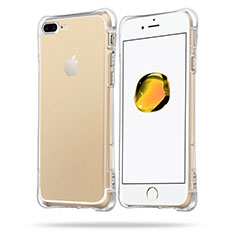 Silikon Schutzhülle Ultra Dünn Tasche Durchsichtig Transparent Z06 für Apple iPhone 8 Plus Klar