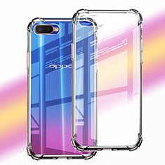 Silikon Schutzhülle Ultra Dünn Tasche Durchsichtig Transparent Z06 für Oppo RX17 Neo Klar