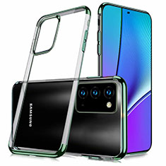 Silikon Schutzhülle Ultra Dünn Tasche Flexible Hülle Durchsichtig Transparent N02 für Samsung Galaxy Note 20 5G Nachtgrün