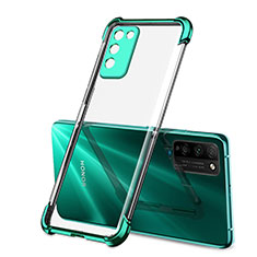 Silikon Schutzhülle Ultra Dünn Tasche Flexible Hülle Durchsichtig Transparent S01 für Huawei Honor 30 Lite 5G Grün