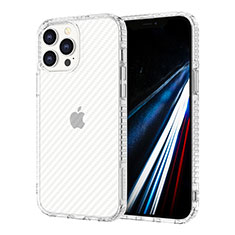 Silikon Schutzhülle Ultra Dünn Tasche Flexible Hülle Durchsichtig Transparent YJ1 für Apple iPhone 12 Pro Klar