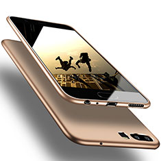 Silikon Schutzhülle Ultra Dünn Tasche S05 für Huawei P10 Gold
