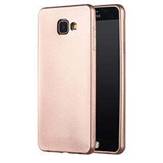 Silikon Schutzhülle Ultra Dünn Tasche Silikon für Samsung Galaxy A7 (2016) A7100 Gold