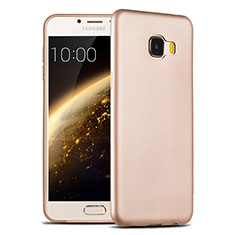 Silikon Schutzhülle Ultra Dünn Tasche Silikon für Samsung Galaxy C5 SM-C5000 Gold