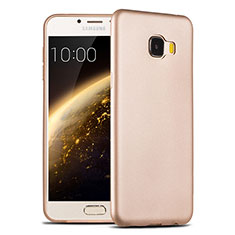 Silikon Schutzhülle Ultra Dünn Tasche Silikon für Samsung Galaxy C7 SM-C7000 Gold