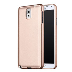 Silikon Schutzhülle Ultra Dünn Tasche Silikon für Samsung Galaxy Note 3 N9000 Gold