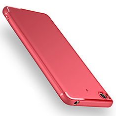 Silikon Schutzhülle Ultra Dünn Tasche Silikon für Xiaomi Mi 5S 4G Rot