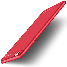 Silikon Schutzhülle Ultra Dünn Tasche Silikon mit Fingerring Ständer für Apple iPhone 6S Plus Rot