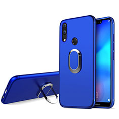 Silikon Schutzhülle Ultra Dünn Tasche Silikon mit Fingerring Ständer für Huawei P20 Lite Blau