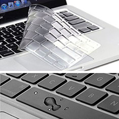 Silikon Tastatur-Abdeckungen Ultra Dünn Durchsichtig Transparent für Asus Transformer Book T300 Chi Weiß