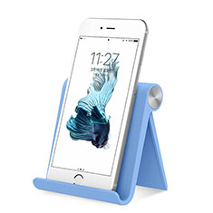 Smartphone Halter Halterung Handy Ständer Universal für Motorola Moto G42 Hellblau