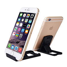 Smartphone Halter Halterung Handy Ständer Universal T02 für Apple iPhone 6S Schwarz