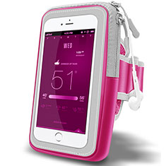 Sport Armband Handytasche Sportarmband Laufen Joggen Universal A02 für Apple iPhone 13 Mini Pink
