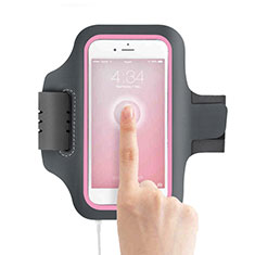Sport Armband Handytasche Sportarmband Laufen Joggen Universal B13 für Apple iPhone 13 Mini Grau