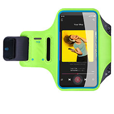 Sport Armband Handytasche Sportarmband Laufen Joggen Universal G03 für Oppo Find X3 Neo 5G Grün