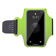 Sport Armband Handytasche Sportarmband Laufen Joggen Universal G04 für Samsung Galaxy S22 Ultra 5G Grün