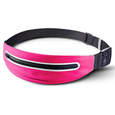 Sport Quertasche Schutz Hülle Laufen Joggen Universal L02 für Sony Xperia 1 Pink