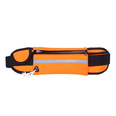 Sport Quertasche Schutz Hülle Laufen Joggen Universal L05 für Motorola Moto G82 5G Orange