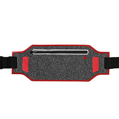 Sport Quertasche Schutz Hülle Laufen Joggen Universal L08 für Sony Xperia XA2 Ultra Rot