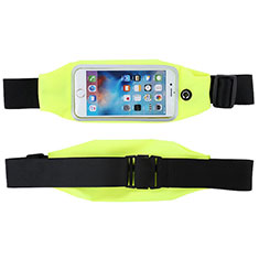 Sport Quertasche Schutz Hülle Laufen Joggen Universal L10 für Apple iPhone 13 Mini Grün