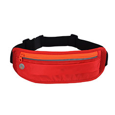 Sport Quertasche Schutz Hülle Laufen Joggen Universal S01 für Oppo A15 Rot