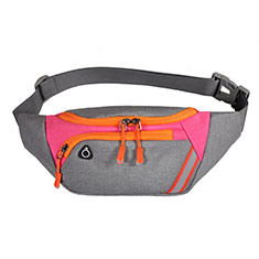 Sport Quertasche Schutz Hülle Laufen Joggen Universal S19 für Vivo Y20s Grau