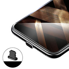 Staubschutz Stöpsel Passend Lightning USB Jack H02 für Apple iPhone SE (2020) Schwarz