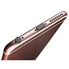 Staubschutz Stöpsel Passend Lightning USB Jack J02 für Apple iPhone 13 Mini Schwarz