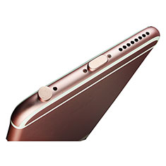 Staubschutz Stöpsel Passend Lightning USB Jack J02 für Apple iPhone 14 Plus Rosegold