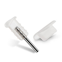 Staubschutz Stöpsel Passend Lightning USB Jack J03 für Apple iPhone 13 Mini Weiß