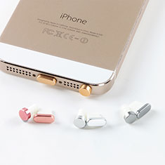 Staubschutz Stöpsel Passend Lightning USB Jack J05 für Apple iPhone 5S Rosegold