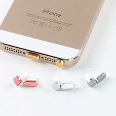 Staubschutz Stöpsel Passend Lightning USB Jack J05 für Apple iPhone 6S Plus Weiß